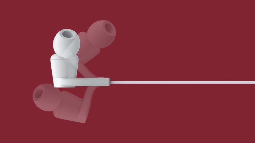 Belkin Rockstar In-Ear Headphones with USB-C Connector - White