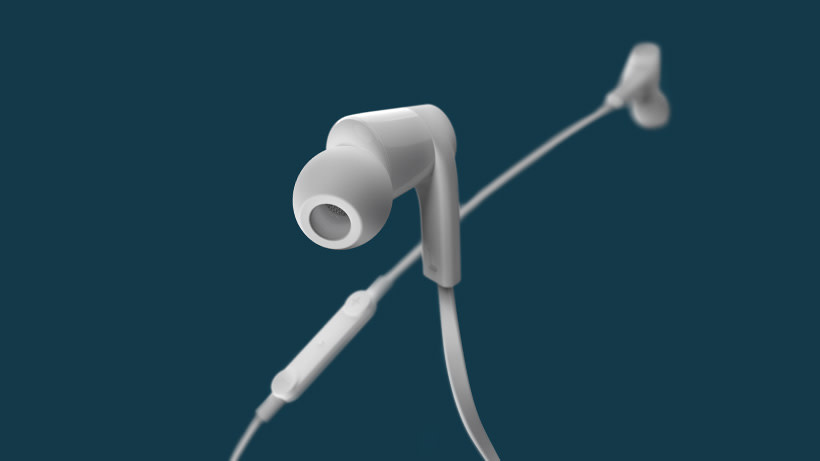 Belkin Rockstar In-Ear Headphones with USB-C Connector - White