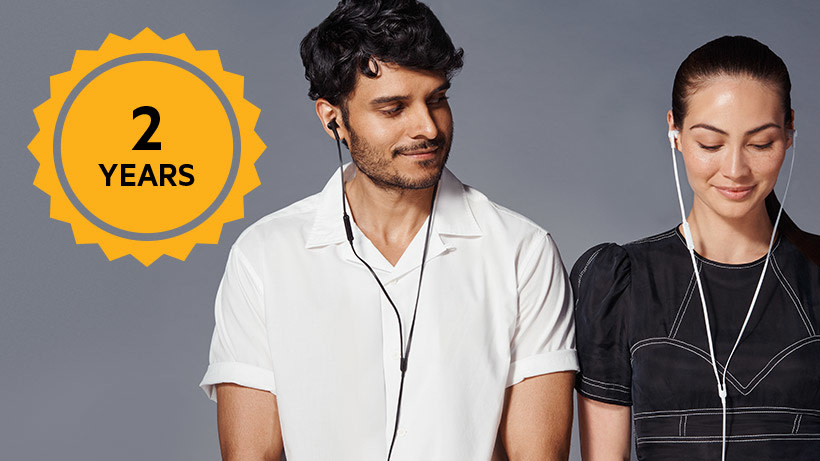 Belkin Rockstar In-Ear Headphones with USB-C Connector - White