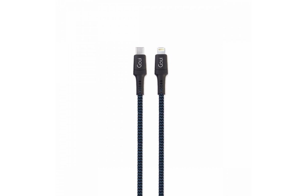 Goui 8Pin Plus PD Tough Lightning to USB-C Cable 1.5mtr - Dark Blue