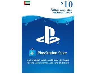 PlayStation Network AE $10.00 Gift Card