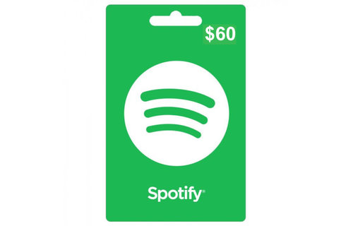 Spotify US Gift Card $60