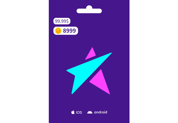 LiveMe Gift Card for 8999 Coin