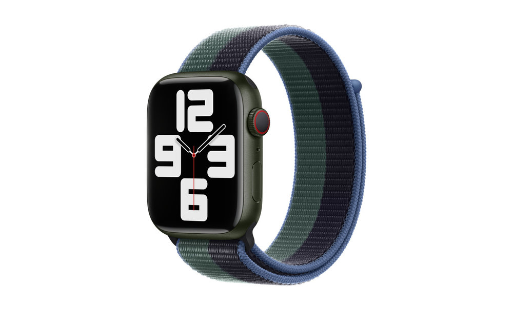 Apple Watch Sport Loop Band 42/44/45/49mm - Midnight / Eucalyptus
