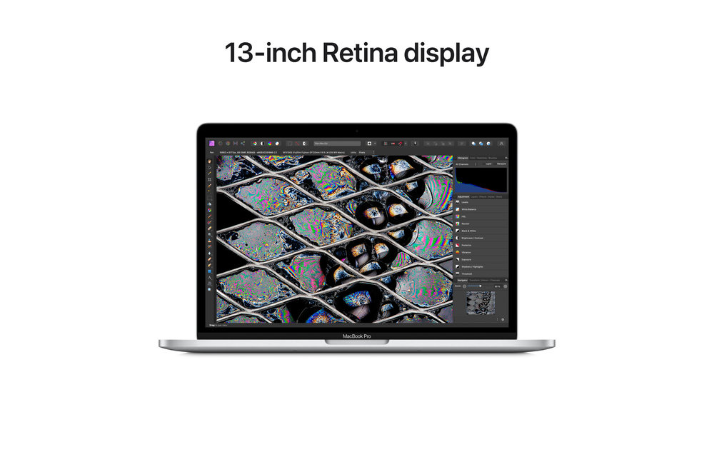 Apple MacBook Pro 13" M2 chip with 8‑core CPU and 10‑core GPU, 512GB SSD - Silver