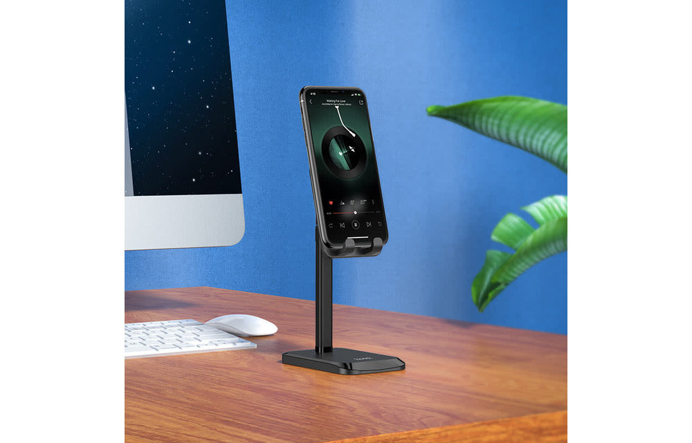Hoco PH27 Stable Telescopic Desktop Stand - White