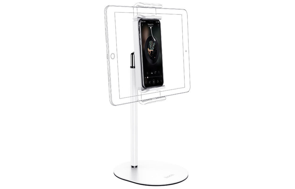 Hoco PH31 Metal Desktop Stand - White