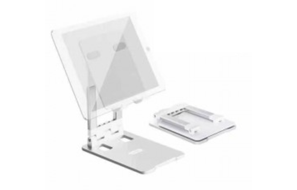 GoDes Dual Axis Metal Tablet Stand - White