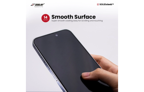 Zeelot Solidsleek Screen Protector for iPhone 14 Pro Max - Privacy
