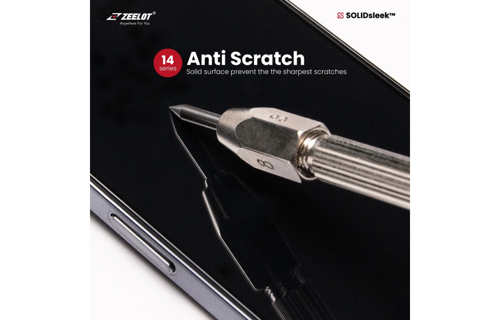Zeelot Solidsleek Screen Protector for iPhone 14 Pro Max - Privacy