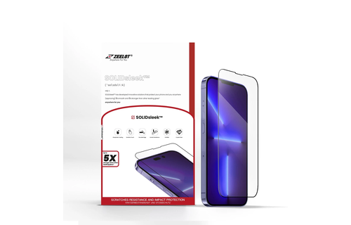 Zeelot Solidsleek Screen Protector for iPhone 14 Pro - Retina Clear