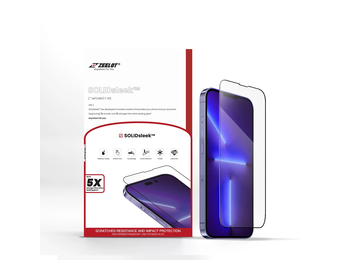Zeelot Solidsleek Screen Protector for iPhone 13 Pro /13/14/16e - Retina Clear
