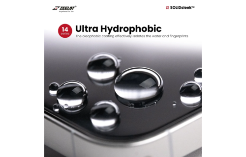 Zeelot Solidsleek Screen Protector for iPhone 13 Pro /13/14/16e - Privacy