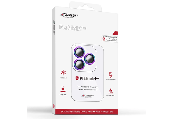 Zeelot Pishield Lens Protector for iPhone 14 Pro / 14 Pro Max - Iridescent