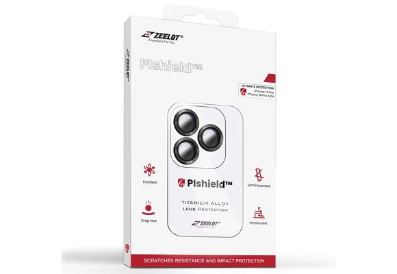Zeelot Pishield Lens Protector for iPhone 14 / 14 Plus - Graphite