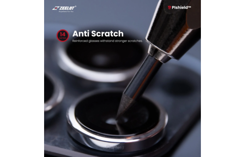 Zeelot Pishield Lens Protector for iPhone 14 / 14 Plus - Graphite