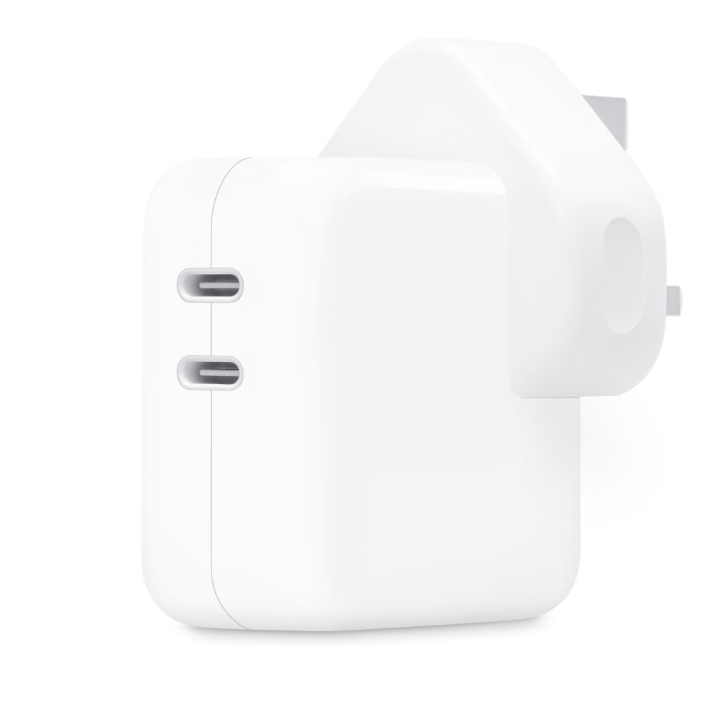 Apple 35W Dual USB-C Port Power Adapter - White