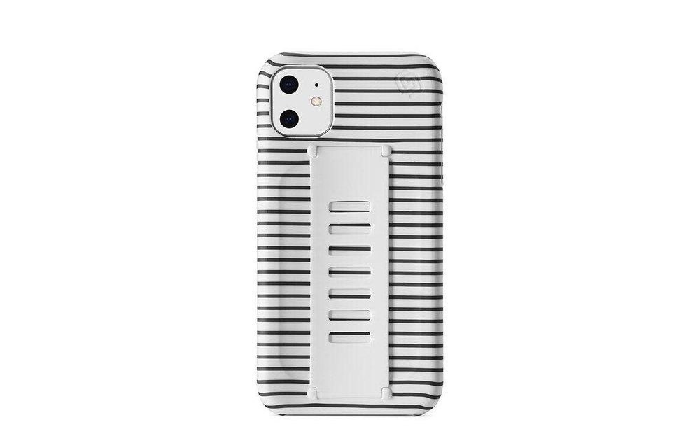 Grip2u Slim Multiple Hand Grip Case for iPhone 11 - Beetlejuice