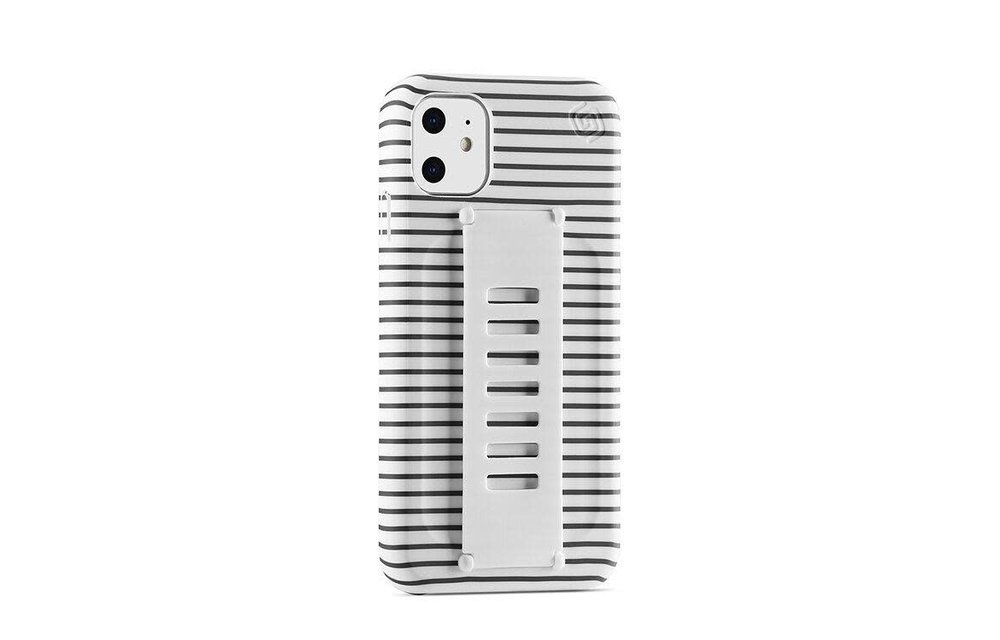 Grip2u Slim Multiple Hand Grip Case for iPhone 11 - Beetlejuice