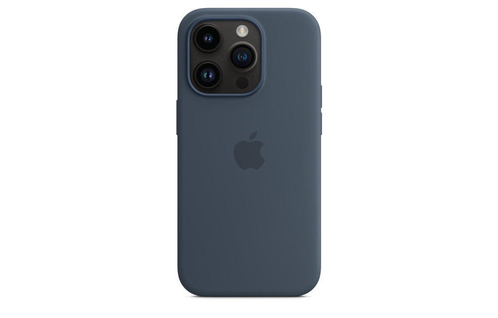 Apple IPhone 14 Pro Silicone Case with MagSafe - Strom Blue
