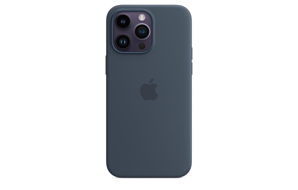Apple IPhone 14 Pro Max Silicone Case with MagSafe - Strom Blue