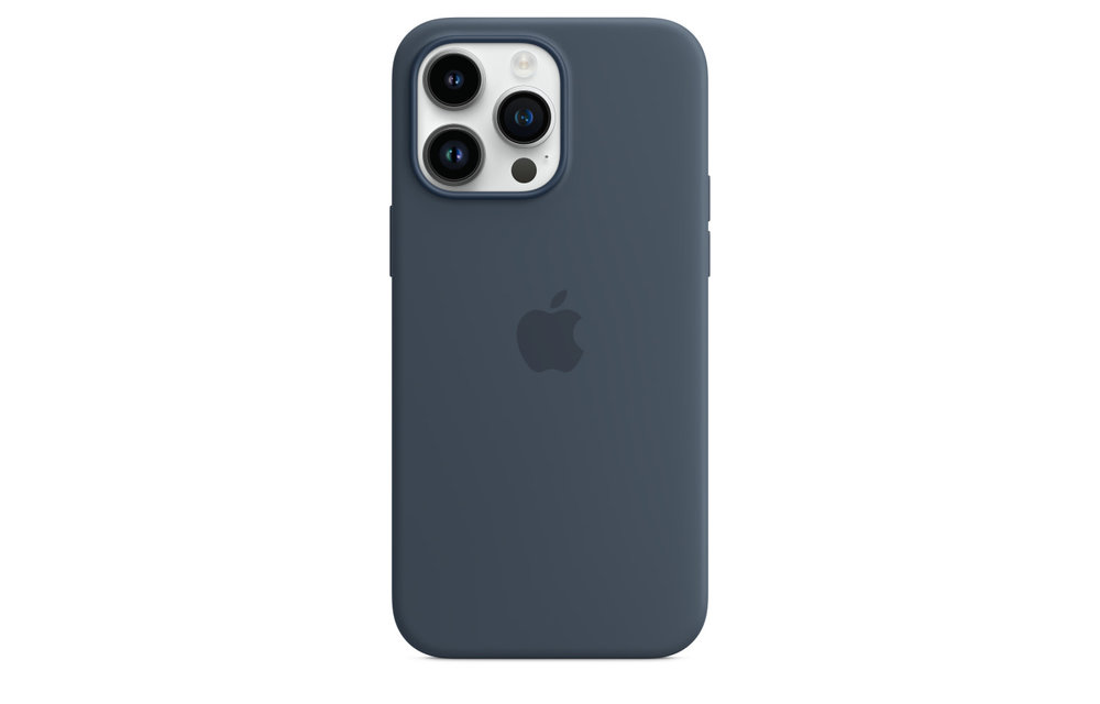 Apple IPhone 14 Pro Max Silicone Case with MagSafe - Strom Blue