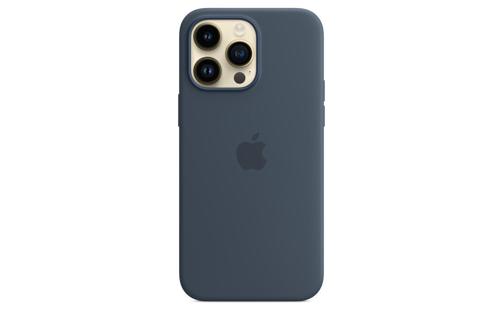 Apple IPhone 14 Pro Max Silicone Case with MagSafe - Strom Blue
