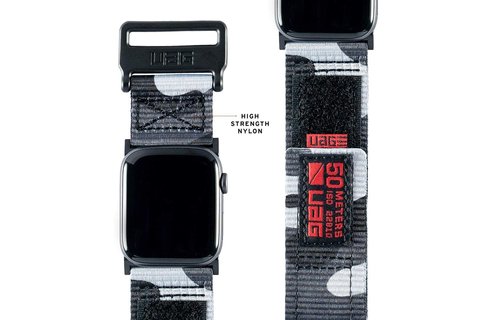 UAG Active Strap for Apple Watch 42/44/45/49mm - Midnight Camo