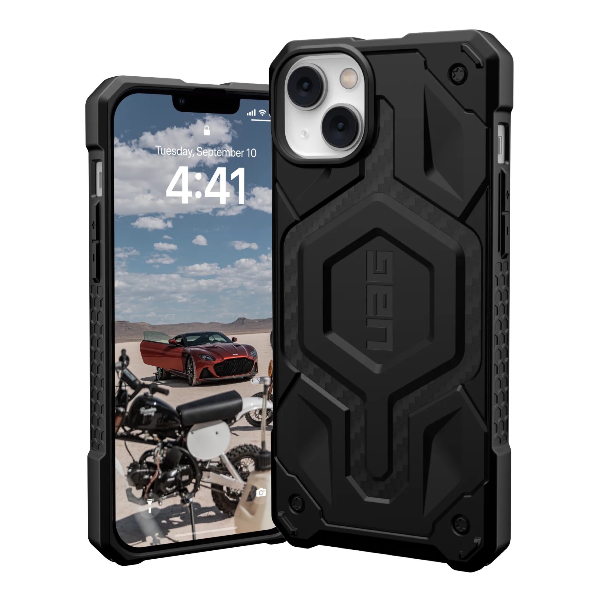 UAG Monarch Pro MagSafe Case for Apple iPhone 14 Plus - Carbon Fiber