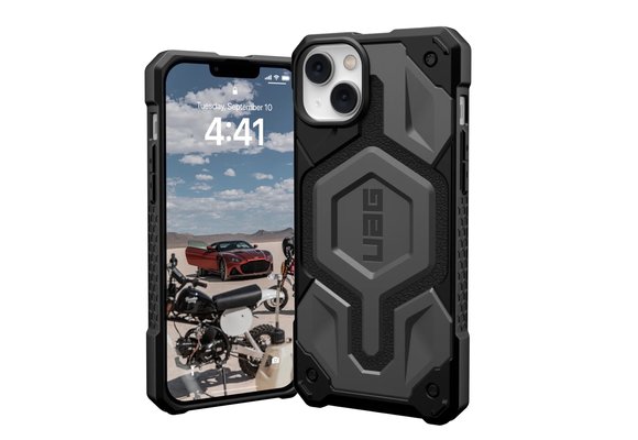 UAG Monarch Pro MagSafe Case for Apple iPhone 14 Plus - Silver