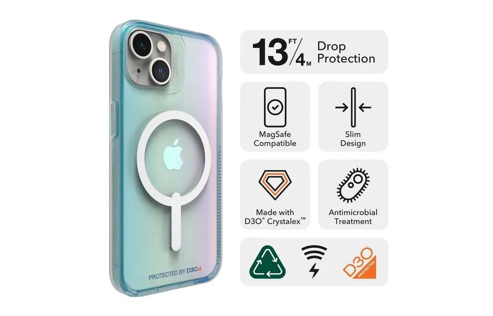 Gear4 Milan Snap Case for Apple iPhone 14 /15 - Aurora Ombre
