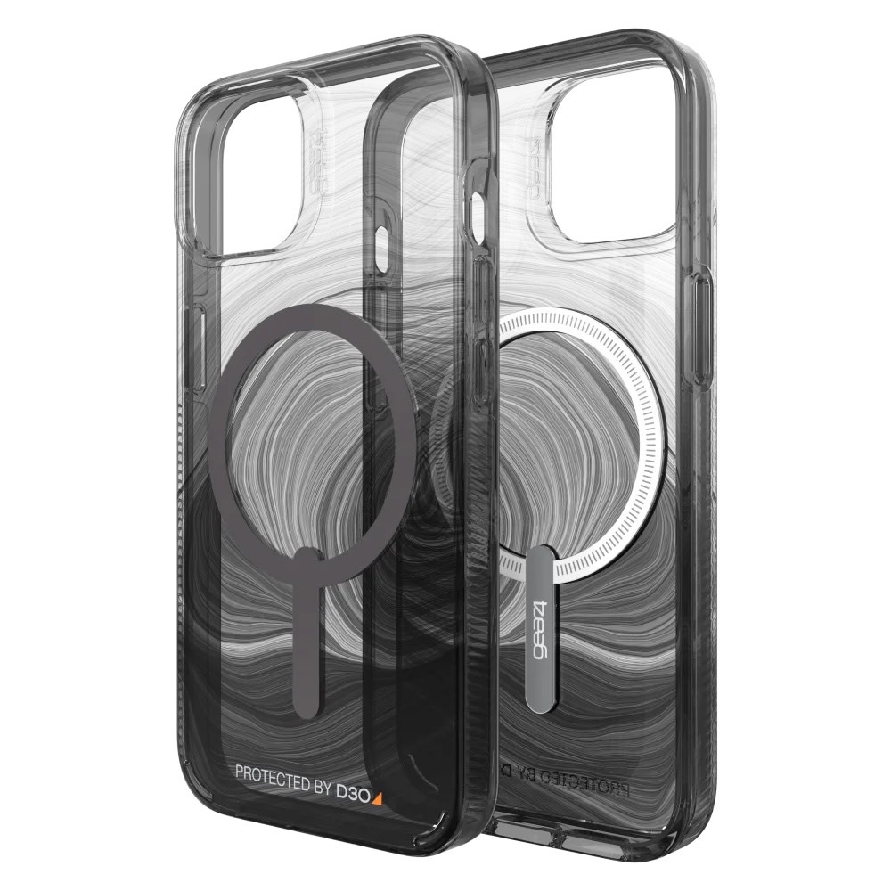 Gear4 Milan Snap Case for Apple iPhone 14 / iPhone 13 - Black Swirl