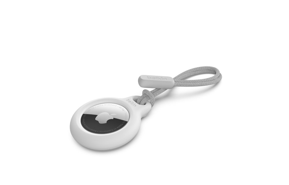 Belkin Secure Holder with Strap for Apple AirTag - White