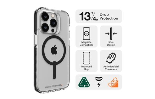 Gear4 Santa Cruz Snap Case for Apple iPhone 14 Pro - Black