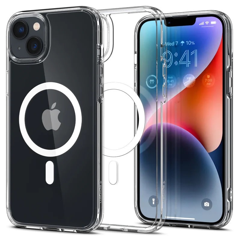 Spigen Crystal Hybrid MagSafe Case for Apple iPhone 14 / iPhone 13 - Clear