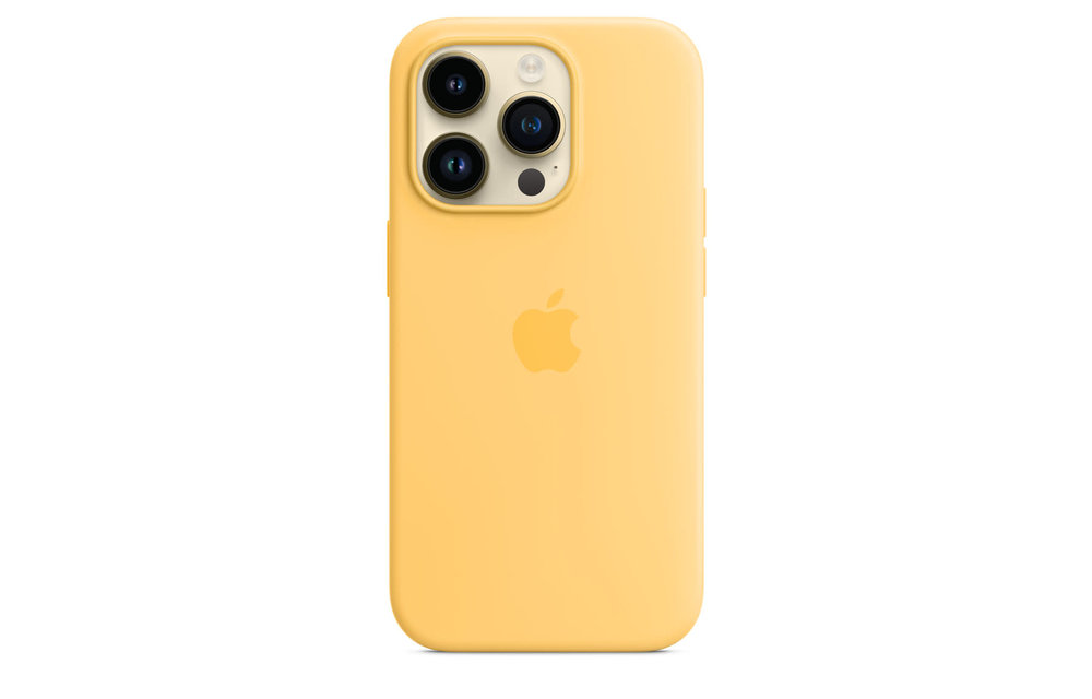 Apple IPhone 14 Pro Silicone Case with MagSafe - Sunglow