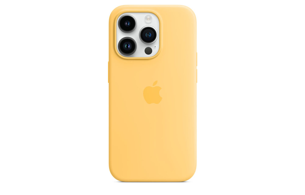 Apple IPhone 14 Pro Silicone Case with MagSafe - Sunglow