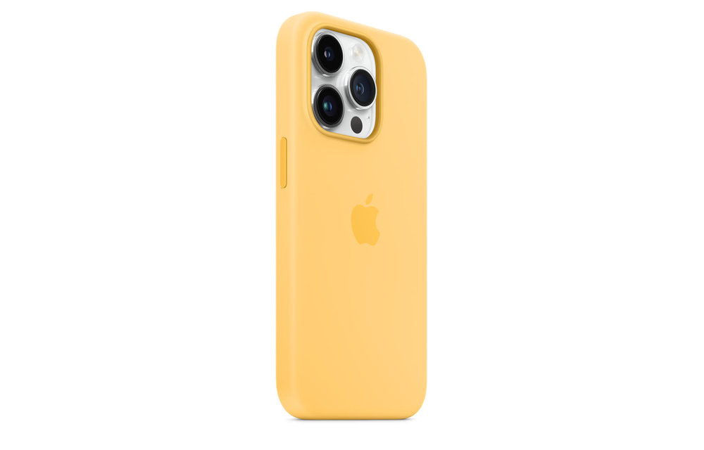 Apple IPhone 14 Pro Silicone Case with MagSafe - Sunglow
