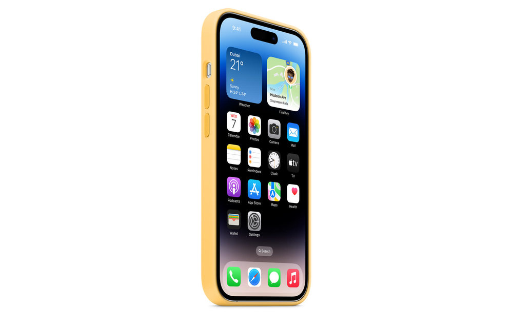 Apple IPhone 14 Pro Silicone Case with MagSafe - Sunglow
