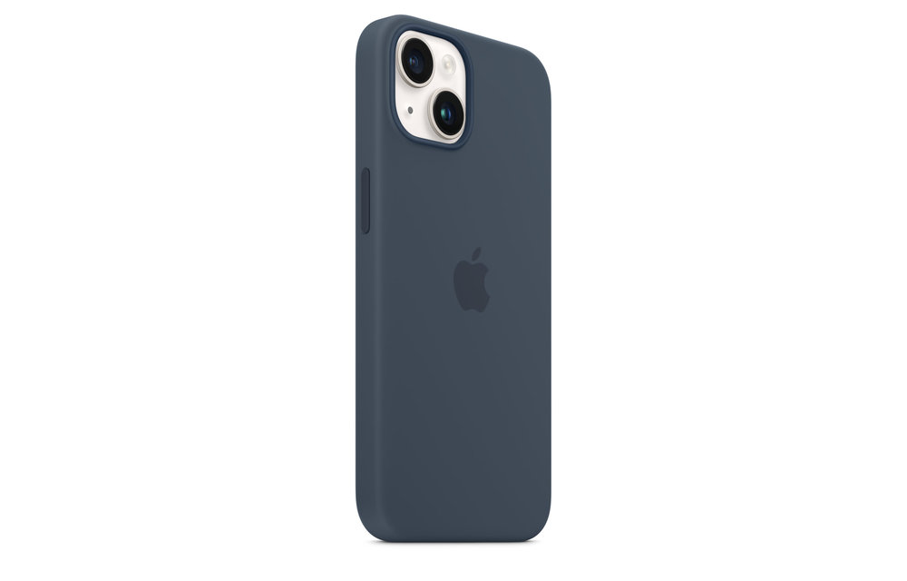 Apple IPhone 14 Silicone Case with MagSafe - Storm Blue