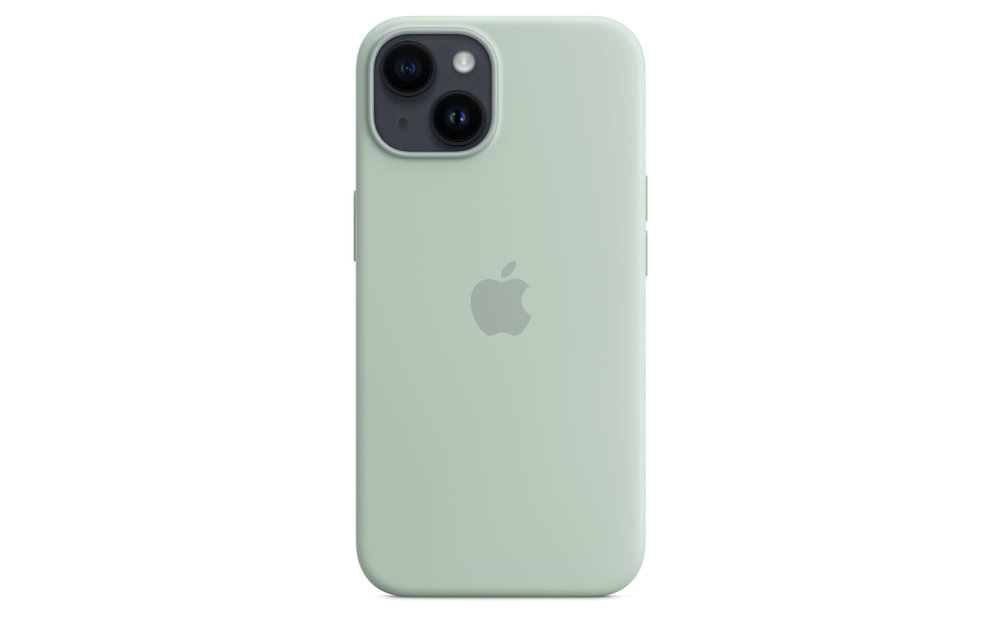 Apple IPhone 14 Silicone Case with MagSafe - Succulent