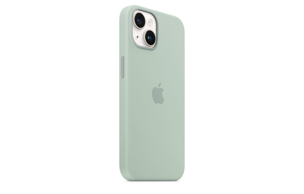 Apple IPhone 14 Silicone Case with MagSafe - Succulent