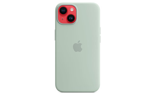 Apple IPhone 14 Silicone Case with MagSafe - Succulent