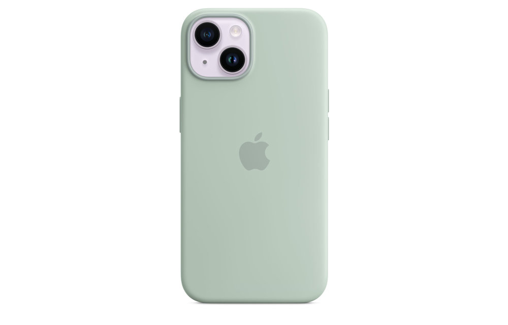 Apple IPhone 14 Silicone Case with MagSafe - Succulent