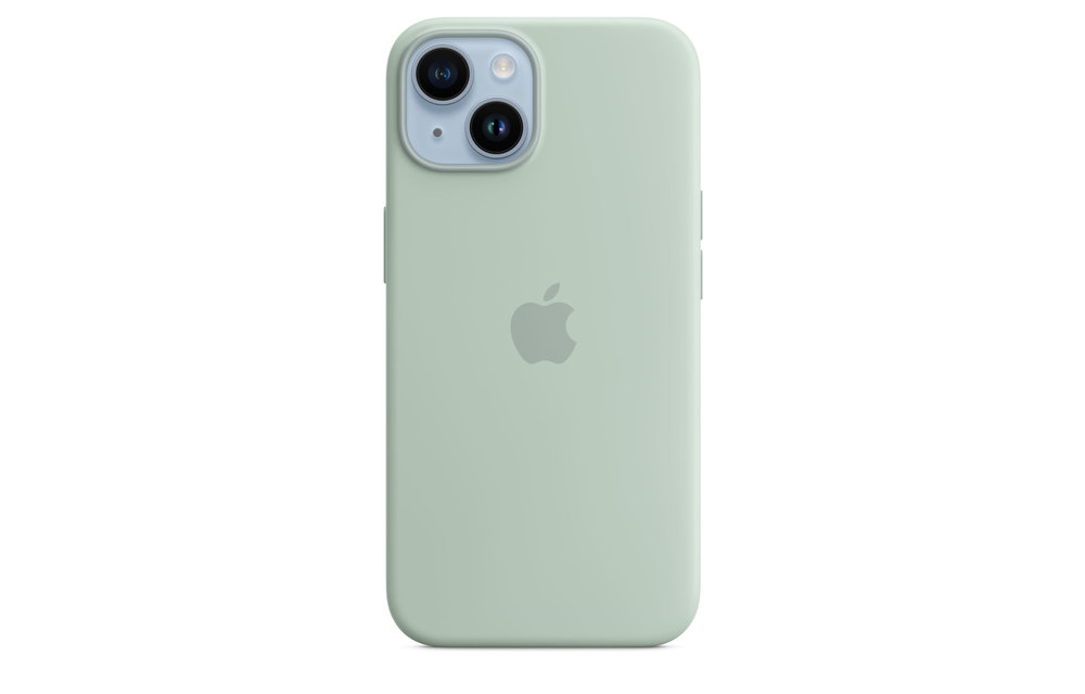 Apple IPhone 14 Silicone Case with MagSafe - Succulent