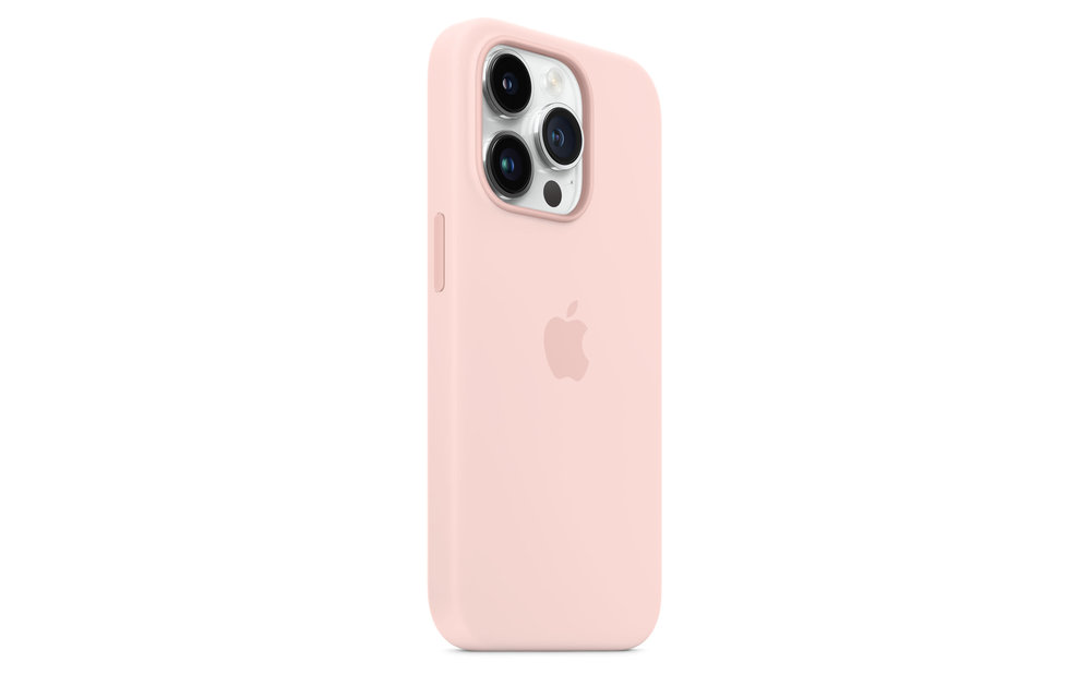 Apple IPhone 14 Pro Silicone Case with MagSafe - Chalk Pink