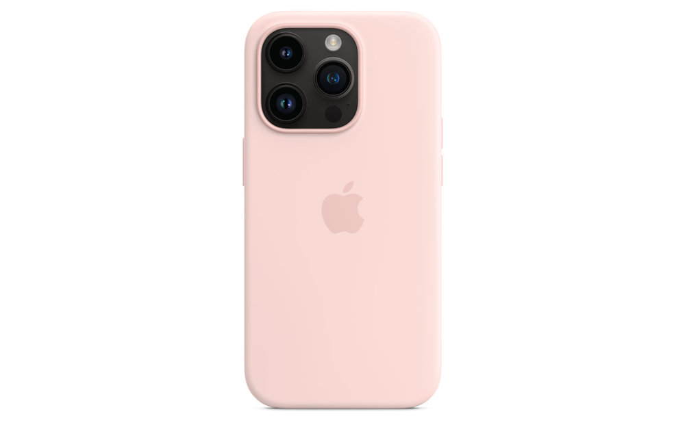 Apple IPhone 14 Pro Silicone Case with MagSafe - Chalk Pink