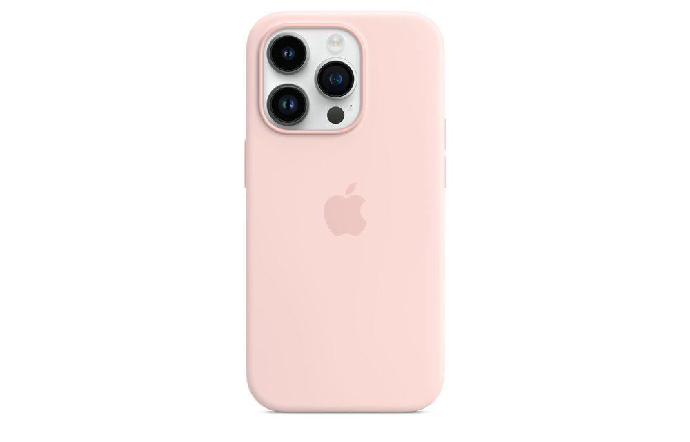 Apple IPhone 14 Pro Silicone Case with MagSafe - Chalk Pink