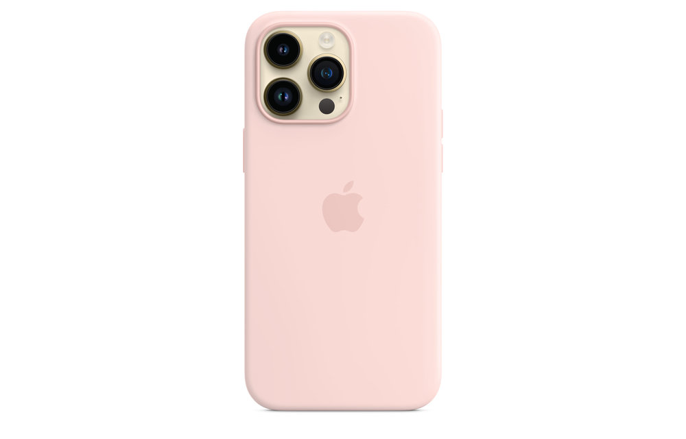 Apple IPhone 14 Pro Max Silicone Case with MagSafe - Chalk Pink