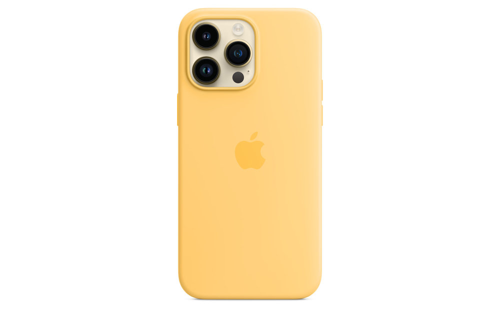 Apple IPhone 14 Pro Max Silicone Case with MagSafe - Sunglow
